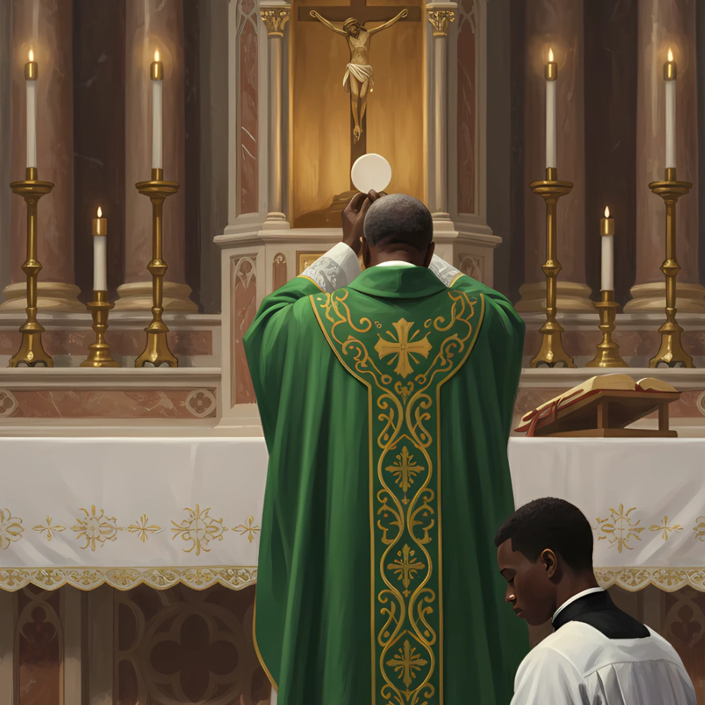 Detalhe de um terço sobre uma bíblia, simbolizando a fé e a religião.